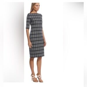 Scanlan Theodore Boat Neck Dress